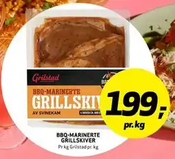 Bunnpris BBQ-MARINERTE GRILLSKIVER tilbud