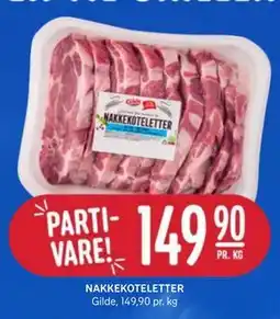 Rema 1000 NAKKEKOTELETTER tilbud