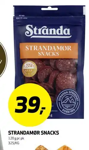 Bunnpris STRANDAMØR SNACKS tilbud