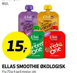 Bunnpris ELLAS SMOOTHIE ØKOLOGISK tilbud