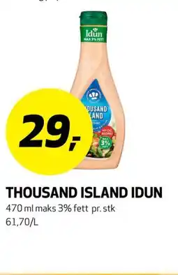 Bunnpris THOUSAND ISLAND IDUN tilbud