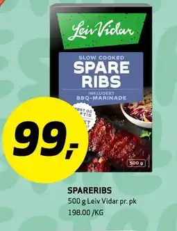 Bunnpris SPARERIBS tilbud