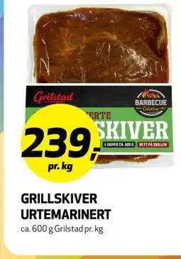 Bunnpris GRILLSKIVER URTEMARINERT tilbud