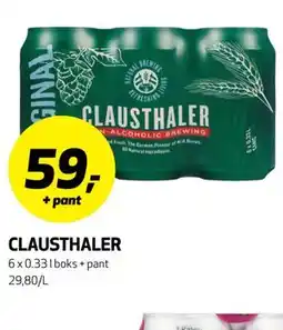 Bunnpris CLAUSTHALER tilbud