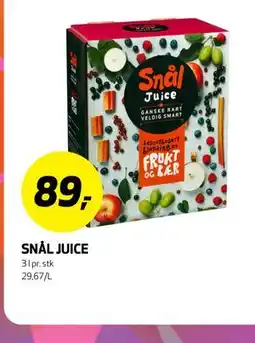 Bunnpris SNÅL JUICE tilbud