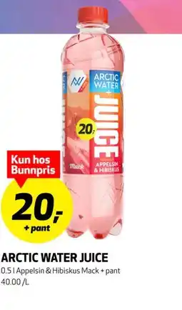 Bunnpris ARCTIC WATER JUICE tilbud