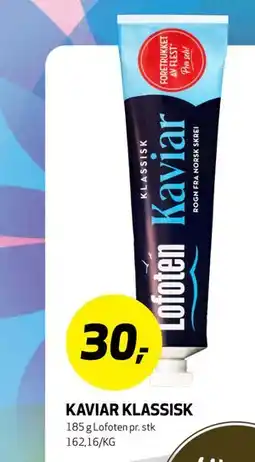 Bunnpris KAVIAR KLASSISK tilbud
