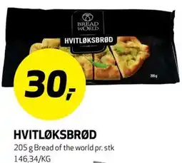 Bunnpris HVITLØKSBRØD tilbud