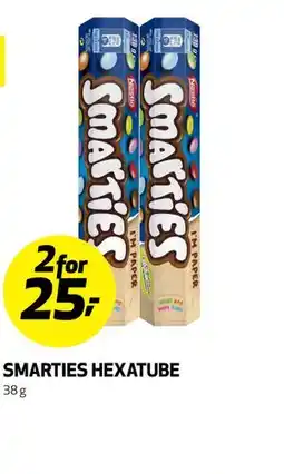 Bunnpris SMARTIES HEXATUBE tilbud
