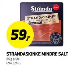 Bunnpris STRANDASKINKE MINDRE SALT tilbud