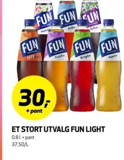 Bunnpris ET STORT UTVALG FUN LIGHT tilbud