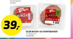 Bunnpris GILDE BACON- OG STORFEBURGER tilbud