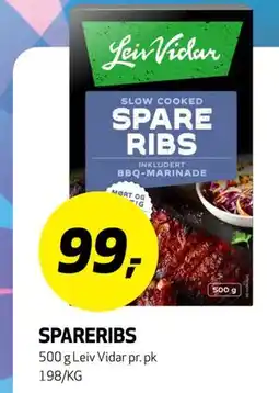 Bunnpris SPARERIBS tilbud