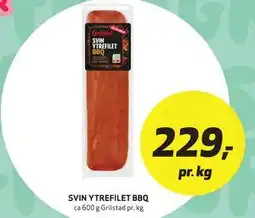 Bunnpris SVIN YTREFILET BBQ tilbud