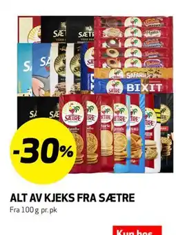 Bunnpris ALT AV KJEKS FRA SÆTRE tilbud