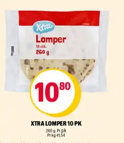 Coop Extra Xtra lomper 10 pk tilbud