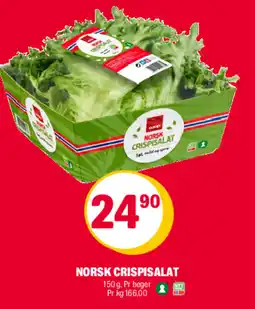 Coop Extra Norsk crispisalat tilbud