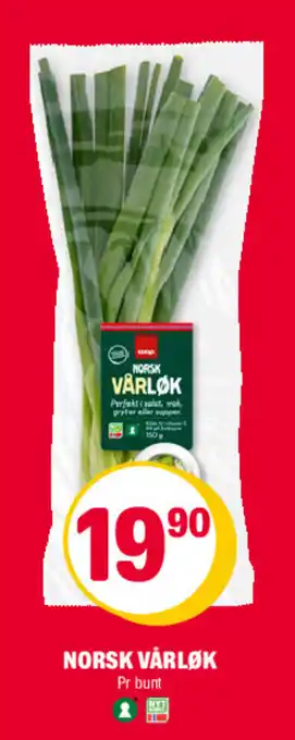 Coop Extra Norsk vårløk tilbud