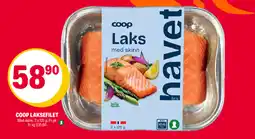 Coop Extra Coop laksefilet tilbud