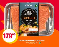 Coop Extra Coop grill perfekt laksefilet tilbud