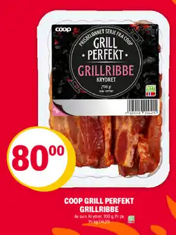 Coop Extra Coop grill perfekt grillribbe tilbud