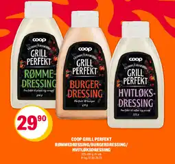 Coop Extra Coop grill perfekt rømmedressing/burgerdressing/ hvitløksdressing tilbud