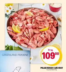 Coop Extra Polar reker i løs vekt tilbud
