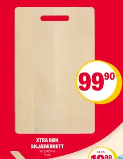 Coop Extra Xtra bøk skjærebrett tilbud