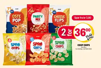 Coop Extra Coop chips tilbud