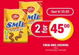 Coop Extra Freia smil chewies tilbud