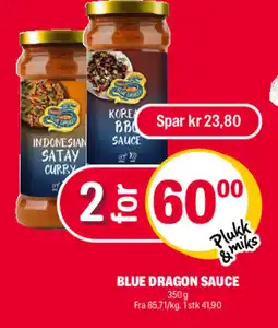 Coop Extra Blue dragon sauce tilbud