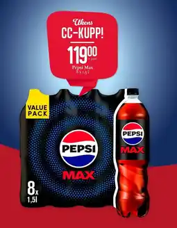 CC Mat Pepsi Max tilbud