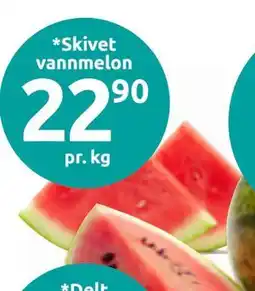 Joker Skivet vannmelon tilbud