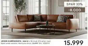 Skeidar JESSIE HJØRNESOFA tilbud