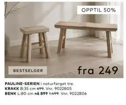 Skeidar PAULINE-SERIEN tilbud