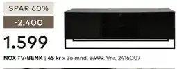 Skeidar NOX TV-BENK tilbud