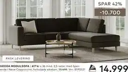 Skeidar HEDDA MODULSOFA tilbud