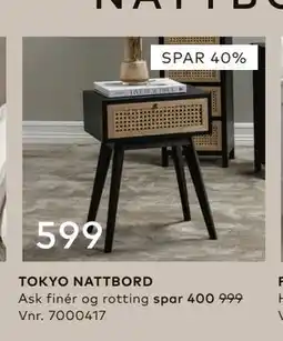 Skeidar TOKYO NATTBORD tilbud