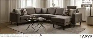 Skeidar COMO MODULSOFA U-SOFA tilbud