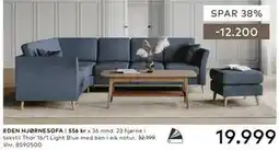 Skeidar EDEN HJØRNESOFA tilbud