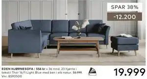 Skeidar EDEN HJØRNESOFA tilbud