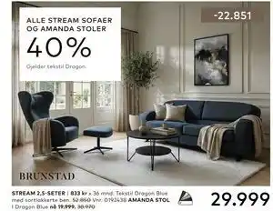 Skeidar STREAM 2,5-SETER tilbud
