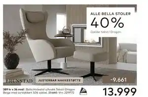 Skeidar Bella Hvilestol tilbud