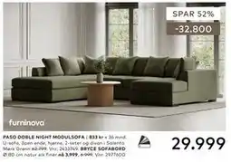 Skeidar PASO DOBLE NIGHT MODULSOFA tilbud