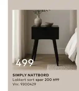 Skeidar SIMPLY NATTBORD tilbud