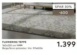Skeidar FLOWERING TEPPE tilbud