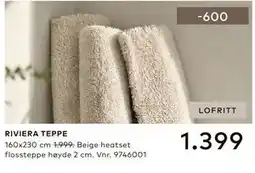 Skeidar RIVIERA TEPPE tilbud