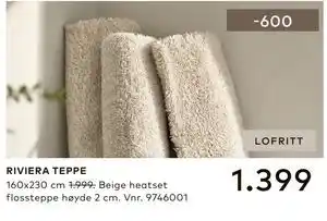 Skeidar RIVIERA TEPPE tilbud