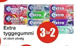 Spar Extra tyggegummi tilbud