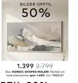 Skeidar NORDIC SHAPES MALERI tilbud